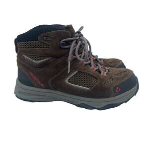 Vasque Breeze III UltraDry Waterproof High Hiking Boots Brown Leather Kids 4